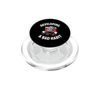 Film Photographer Developing A Bad Habit Vintage Camera PopSockets PopGrip para MagSafe