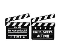 Film Pins, Lights Camera Action Clapperboard Pins, 2.8x3cm Adorable Cinematic Lapel, Metal Travel Lapel Brooch Accessory for Handles Clothes Shoulder Strap