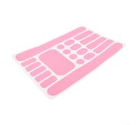 Film Protección Cadena Bicicleta Carbono Film Protección Cadena | Material PVC , carbono elegante, protege , para fácil instalación sin herramientas(pink)