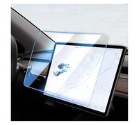 Film protección GPS Para Tesla Para Model 3 Y Pantalla Control Central Película Vidrio Definición Templado Anti Huellas Dactilares Protector Táctil Protector pantalla navegación(2 PCS With Protecto)