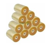Film retráctil de alta resistencia para palés, Cinta Film Estirable for Palés Industrial Multicolor 3-30cm(Giallo,20cm 2pcs)