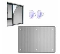 Film Solar Ventana Película De Privacidad De La Ventana Pantalla De Control De Calor 8mm Lámina De Aluminio Para Solarium Cristales Tragaluz Balcón(Gris,110x120cm)