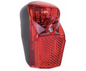 Filmer Luz LED Trasera Universal para Guardabarros Modern Line 1, Rojo/Negro, 63 x 37 x 35 mm