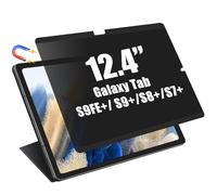FILMEXT Pantalla magnética de privacidad para Samsung Galaxy Tab S10 Plus 2024/Tab S9 FE+/Tab S9 Plus 2023/Tab S8+/Tab S7 FE/Tab S7 Plus 2020 de 12.4 pulgadas, filtro de pantalla antiespía