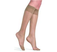 FILODORO Medias para mujer Super Comfort 20 - Paquete de 6 pares - con exclusivo borde anatómico, velado mate de compresión graduada. Playa S-M, Playa, S/M