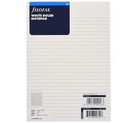Filofax 342210 - Recambio de agenda (50 hojas, A5), color blanco con impresión en negro
