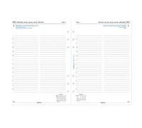 Filofax A5 día por página 5 idiomas citas diario - 2023, blanco, 23-68515