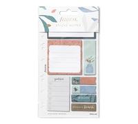 Filofax Accesorio, colección botánica, notas adhesivas reposicionables, juego de 8 blocs de notas, 25 hojas cada uno (B132816)