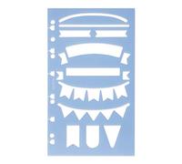 Filofax Accesorio, plantilla, compatible con organizadores Filofax A5 y tamaño personal, 6.5 x 3.75 pulgadas, plantilla de pancarta (B132858)