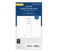 Filofax Agenda 2026 26-68405 de mes por página en inglés horizontal