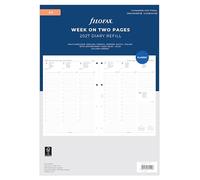 Filofax Agenda 2027 de 27-68714 con 5 citas de idiomas, 27-68714, tamaño A4
