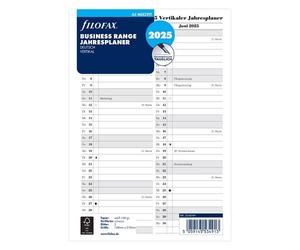 FILOFAX Agenda A5 Multi planificador anual vertical (alemán) 2025