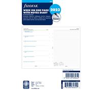 Filofax Agenda A5 Semana en una página con notas 2023