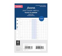 Filofax Agenda anual horizontal de bolsillo 2027
