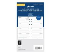 Filofax Agenda personal 1 semana en 2 páginas verticales en alemán 2027