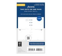 Filofax Agenda personal 2026 26-68423 de dos días por página en 3 idiomas