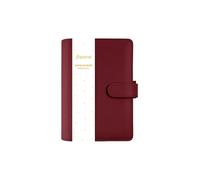 FILOFAX Agenda SAFFIANO PERSONAL ORGANISER Dark Cherry rojo oscuro