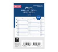 Filofax Bolsillo anual vertical (E)2026