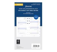 Filofax Calendario personal 1 mes y 2S. tabbed (alemán) 2026