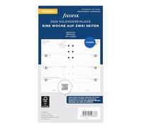 Filofax Calendario personal 1 semana en 2 páginas verticales (alemán) 2026
