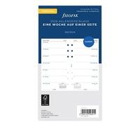 Filofax Calendario personal 1 semana en una página (en alemán)2026
