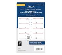 Filofax Calendario Personal Prof.1 semana en 2 páginas (en alemán) 2026