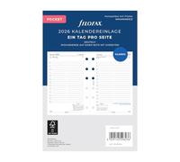 Filofax Calendario Pocket 1 día por página (en alemán)2026