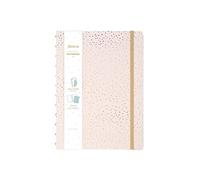 Filofax Confetti - Cuaderno A4 recargable, cuarzo rosa