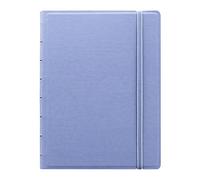 Filofax Cuaderno A5 rellenable color pastel, 21 x 12,7 cm, 112 páginas movibles, color crema, con índice, bolsillo y marcador de página (B115051U)