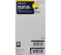 Filofax Día personal por página citas en inglés Diario - 2022