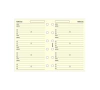 Filofax - Direcciones de bolsillo, algodón, color crema (B210253)