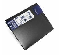 Filofax Finsbury - Organizador de anillas de piel auténtica, color negro, A5