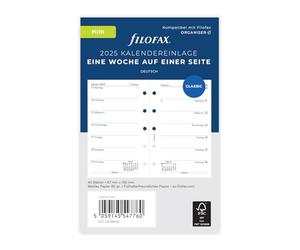 Filofax Mini 1 semana en 1 página (alemán)2025