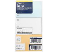 Filofax - Mini blocs de notas, color blanco, azul y beige