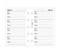 Filofax Mini Nombre/dirección/Teléfono Láminas encuadernador (b510201)
