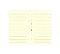 Filofax Mini - Papel para libreta de notas, con renglones, color crema