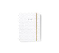 Filofax Moonlight - Cuaderno recargable A5, color blanco