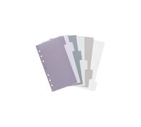 Filofax Norfolk 132793 - Separadores con pestaña (6 unidades)