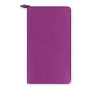 Filofax Organizador personal compacto Saffiano con cremallera, color frambuesa