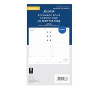 Filofax Personal 1 día en una página francesa 2025