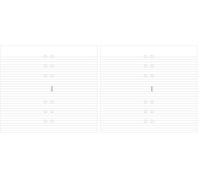 Filofax Personal - Recambio para agenda de anillas, hojas rayadas para notas, paquete de oferta, color blanco (Paquete de 2)