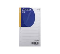 Filofax Personal To Do - Recambio para agenda de anillas (20 hoja de tareas, en inglés, 171 x 95 mm, 70 gsm), color blanco con impresión en negro