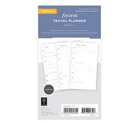 Filofax Planificador de viaje de tamaño personal, color blanco