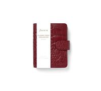 Filofax Pocket Classic - Organizador de cocodrilo, color cereza
