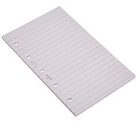 Filofax Pocket - Recambio de hojas rayadas para agenda, morado - Mini hojas lavanda rayadas