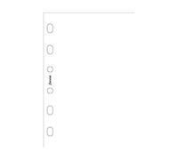 Filofax Pocket - Recambio para agenda, color blanco (b212405)