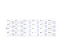 Filofax Recambio de agenda de calendario, tamaño personal/compacto, planificador vertical de cuatro años, papel blanco, inglés, 2026 (C68403-26)