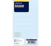 Filofax - Recambio de hojas para archivador (a rayas), color azul