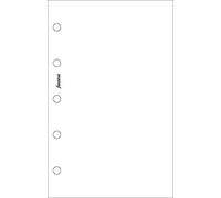 Filofax - Recambio de hojas para archivador (tamaño pequeño), color blanco