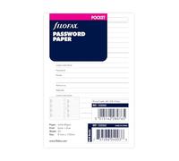 Filofax Recambio de papel de contraseña de bolsillo